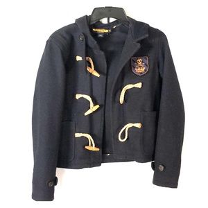 Vintage Ralph Lauren Rugby XS Wool Sailors Jacket.
